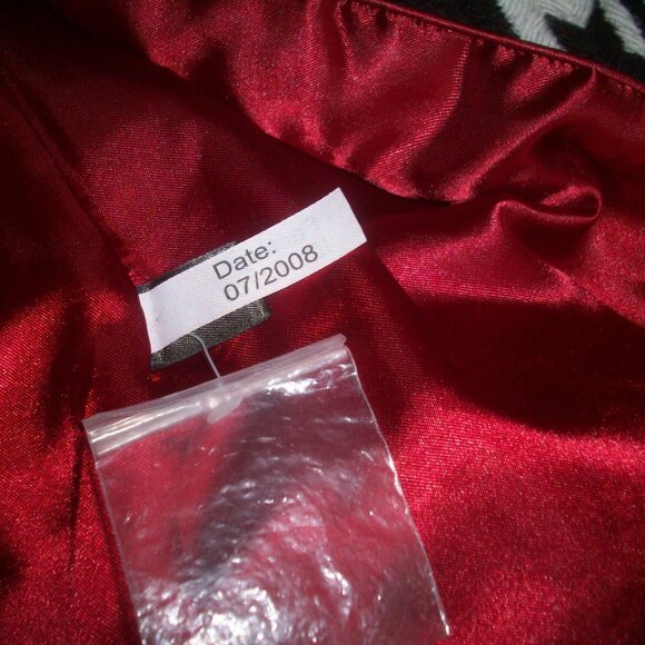 Express Tweed Wool Blend Medium, Black  White Pea Coat Preppy Academia Lined - Picture 16 of 16